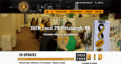 Desktop Screenshot of ibew29.org